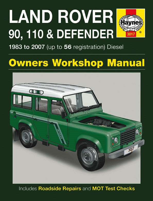 Haynes Manual - Land Rover Defender Diesel manual